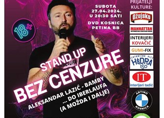 Poznati stand-up komičar Aleksandar Lazić Bamby gostuje u Kosnici!