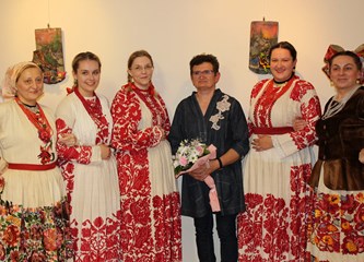 Otvorenje izložbe Štefice Dianežević upriličili KUD-ovi Slavuj i Veleševec