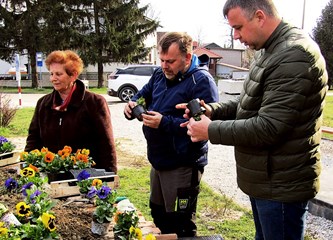 FOTO Košara cvijeća u Kosnici ukrašena doniranim sadnicama, zasadile ih vrijedne ruke mještana