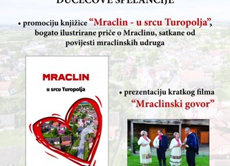 U nedjelju promocija knjižice „Mraclin u srcu Turopolja” i filma „Mraclinski govor”