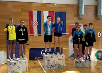Rania Vindiš trostruka U13 prvakinja Hrvatske, Jelena Buchberger 'pomela' badmintonsku konkurenciju i kompletirala 'hat-trick' titula