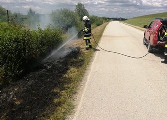 Radna subota za vatrogasce: Ekipa DVD-a Kuče ugasila požar trave i raslinja