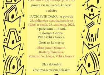 Gradski zbor "Franjo pl. Lučić" slavi četvrt stoljeća: Sljedećeg petka svečani koncert s gostima