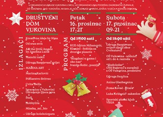 Božićni sajam kreativaca u Vukovini: Nađite nešto za bor i nešto za pod bor!