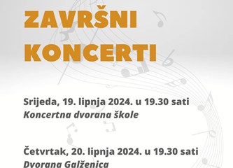 Umjetnička škola Franje Lučića poziva vas na četiri koncerta za kraj školske godine