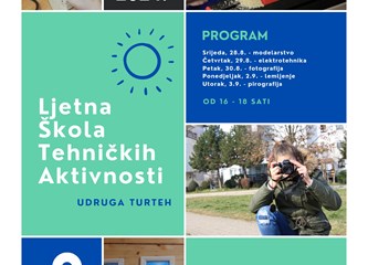 TurTeh poziva na ljetnu školu tehničkih aktivnosti, krenule prijave!