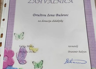 Igračke na dar: Društvo žena Buševec razveselilo mališane DV "Lojtrica"