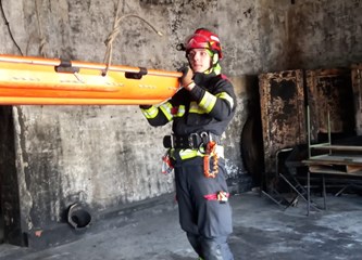 FOTO Gorički vatrogasci na zahtjevnom osposobljavanju za spašavanje iz ruševina