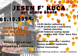 Ove subote svi na "Jesen f' Kuča"
