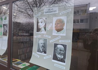 FOTO: Informativno-edukativna izložba na temu esperanta postavljena u izlogu Galženice