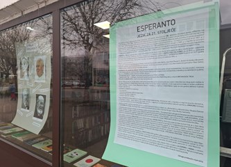 FOTO: Informativno-edukativna izložba na temu esperanta postavljena u izlogu Galženice