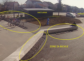 Srednjoškolci, pazite gdje parkirate bicikle! Ispred škole uređen poseban prostor s videonadzorom u tu svrhu
