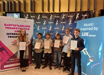 Trubači Umjetniče škole Franje Lučića ostvarili sjajne rezultate na natjecanju u Estoniji