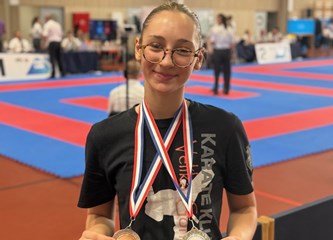 Nikola Huzjak juniorski karate prvak Hrvatske: Katja Braica, Vito Hulina i Lucija Kirinić viceprvaci!