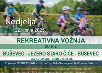 Pripremite bicikle i svi u Buševec! Biciklijada je u nedjelju 22. lipnja!