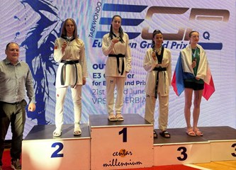 Čak tri Velikogoričanke izborile veliki taekwondo Grand Prix: Lejla Lea Kajfeš brončana u Srbiji, Katarina Bačurin i Dora Habijančić zaustavljene u borbama za medalju