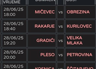 MNL VG Sjever ove subote u Obrezini: Kurilovec i Ščitarjevo su jedini maksimalni nakon dva kola