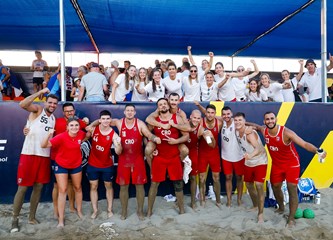 Lucian Bura predvodio Hrvatsku do jubilarne 20. medalje na velikim natjecanjima: Prvi 'topnik' Europskog prvenstva u rukometu na pijesku