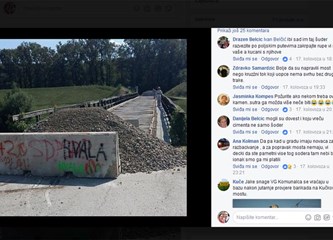 Kučki most: Mještani ruše barikade, Grad čeka Hrvatske vode