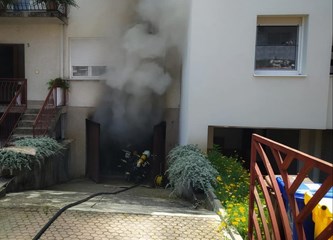 FOTO Gorio podrum kuće u Ulici kneza Mislava, brzom intervencijom JVP-a spriječeno širenje vatre