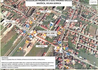 Počeli radovi u Miošićevoj, uvedena privremena regulacija prometa