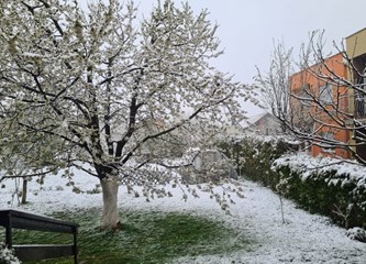 Proljetno jutro u Velikoj Gorici uz snježni pokrivač, na terenu i Zimska služba