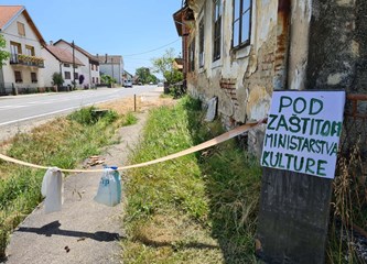 FOTO Oronula kuća u Buševcu pod zaštitom Ministarstva prijeti prolaznicima: Kako riješiti problem?