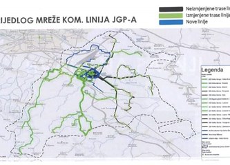 Goricu najesen čeka reorganizacija javnog prijevoza: Kružne linije, ekonomična vozila i iste cijene karata
