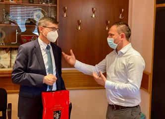 Veleposlanik Republike Austrije u posjetu Velikoj Gorici, s gradonačelnikom obišao Meridian 16