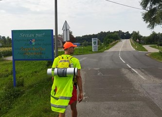 FOTO Goran je 18. put krenuo na hodočašće od Gorice do Međugorja: „Hodam s posebnom nakanom…“