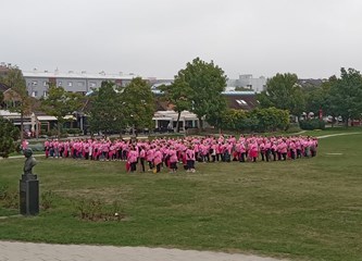 FOTOGALERIJA Edukacijom protiv raka dojke bore se već 20 godina! Proslavu jubileja ovjekovječili milenijskom fotografijom